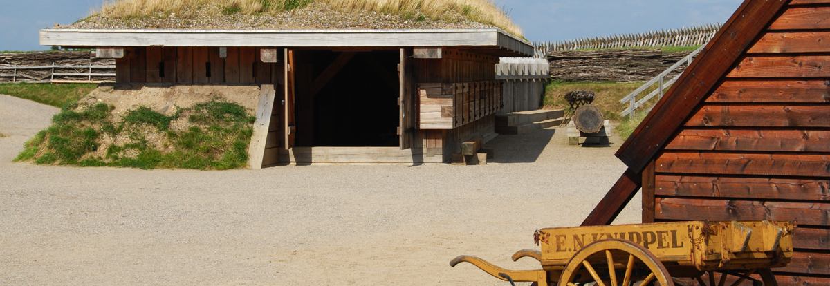Historisk renovering - Øksehugget træ til genopbygning af Dybbøl Skanse på Historiecenter Dybbøl